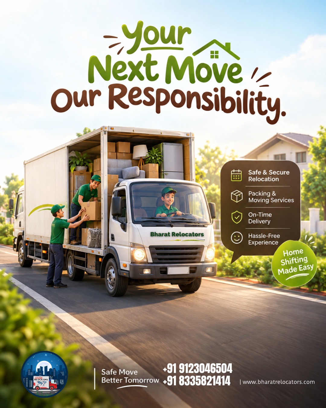 Bharat Relocators - Relocation Handover & Unpacking